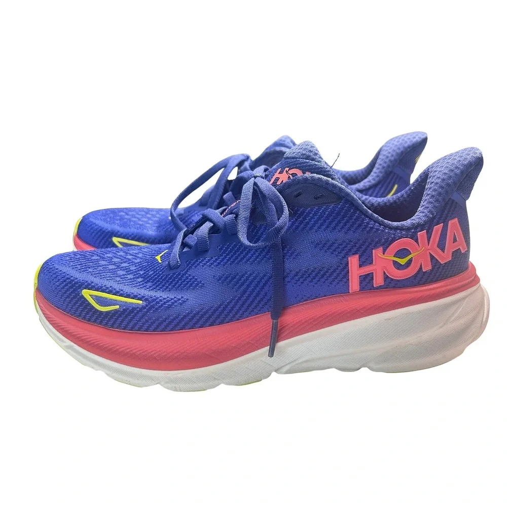 Hoka Clifton 9 Running Shoes Women's Size 7 Trainers Athletic 1132211-BPPY